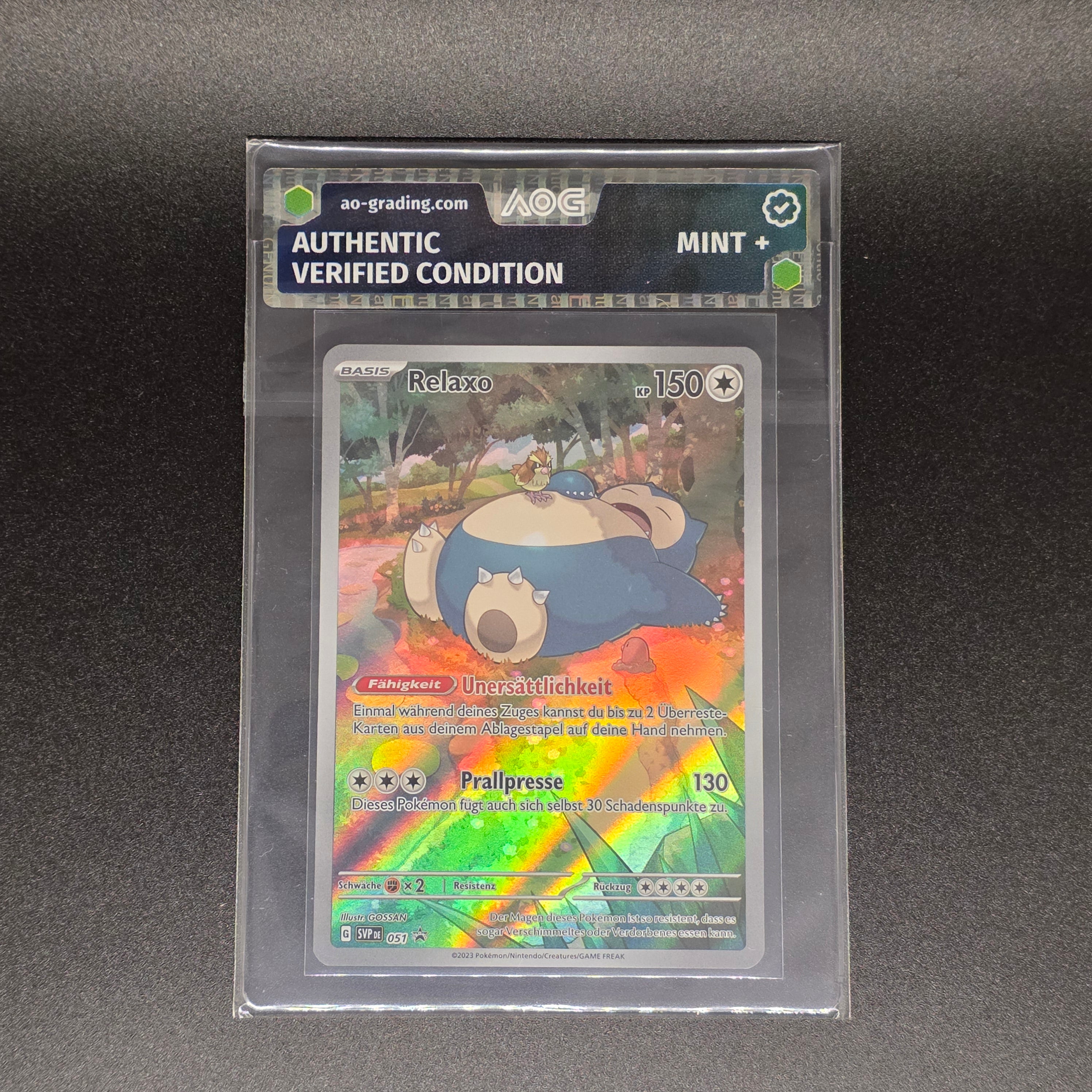 Pokémon Einzelkarten mit AOG Pre-Grading (DE)