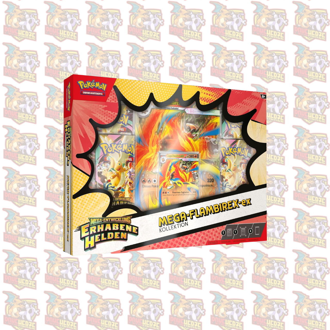 Pokémon Erhabene Helden Mega EX Kollektion 2.5 Deutsch Box Sealed