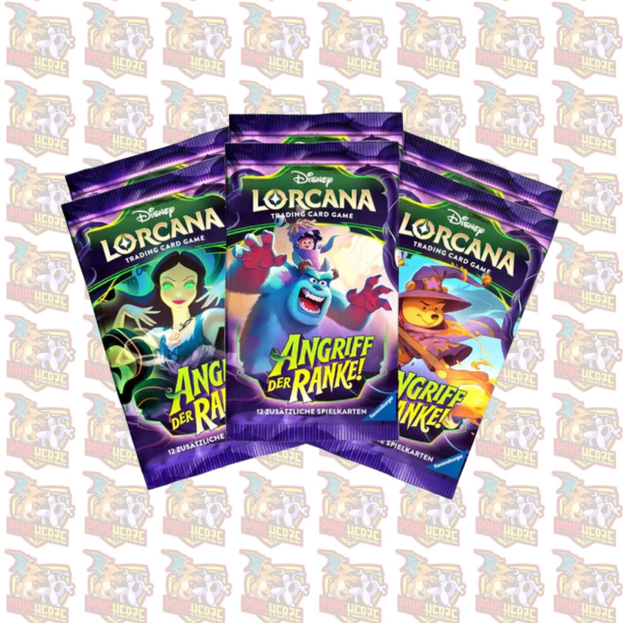 Disney Lorcana Angriff der Ranke Booster Display und Einzelbooster Deutsch Sealed