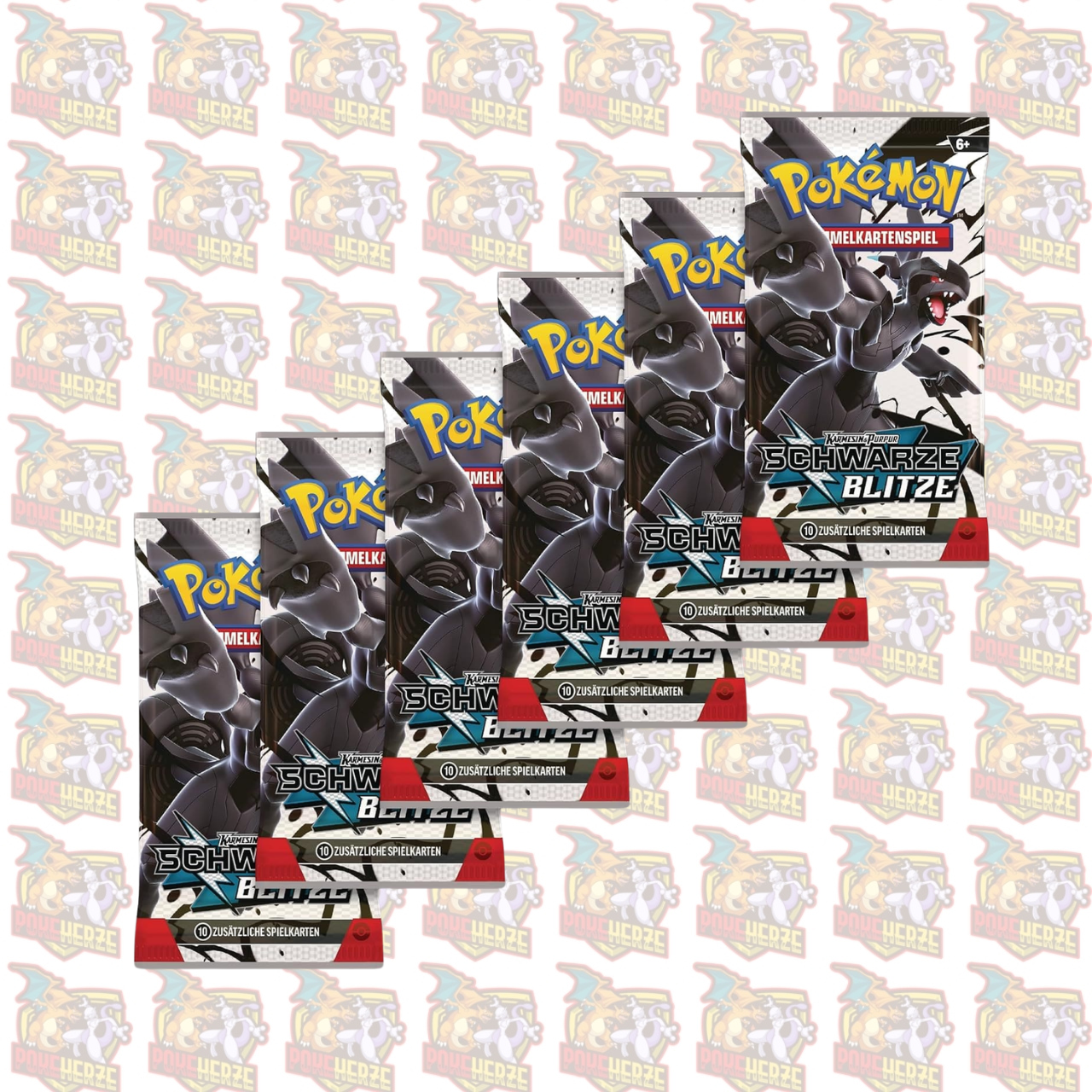 Pokémon Schwarze Blitze Booster Bundle Deutsch Einzelbooster Sealed