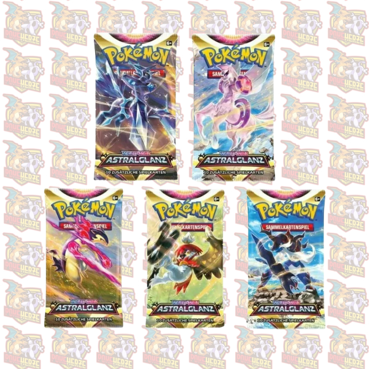 Pokémon Astralglanz Einzelbooster Deutsch Sealed SWSH10