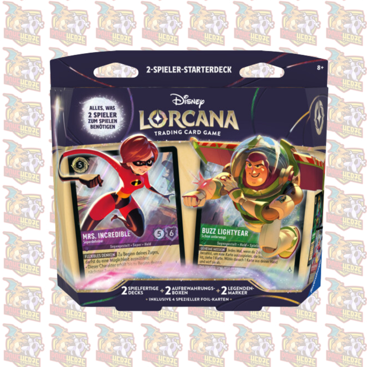 Disney Lorcana Zwei Spieler Starterdeck Deutsch Einstieg fuer 2 Spieler Ravensburger