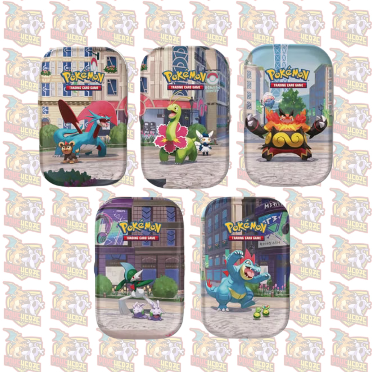 Pokemon Illumina City Mini Tin Deutsch Original Versiegelt