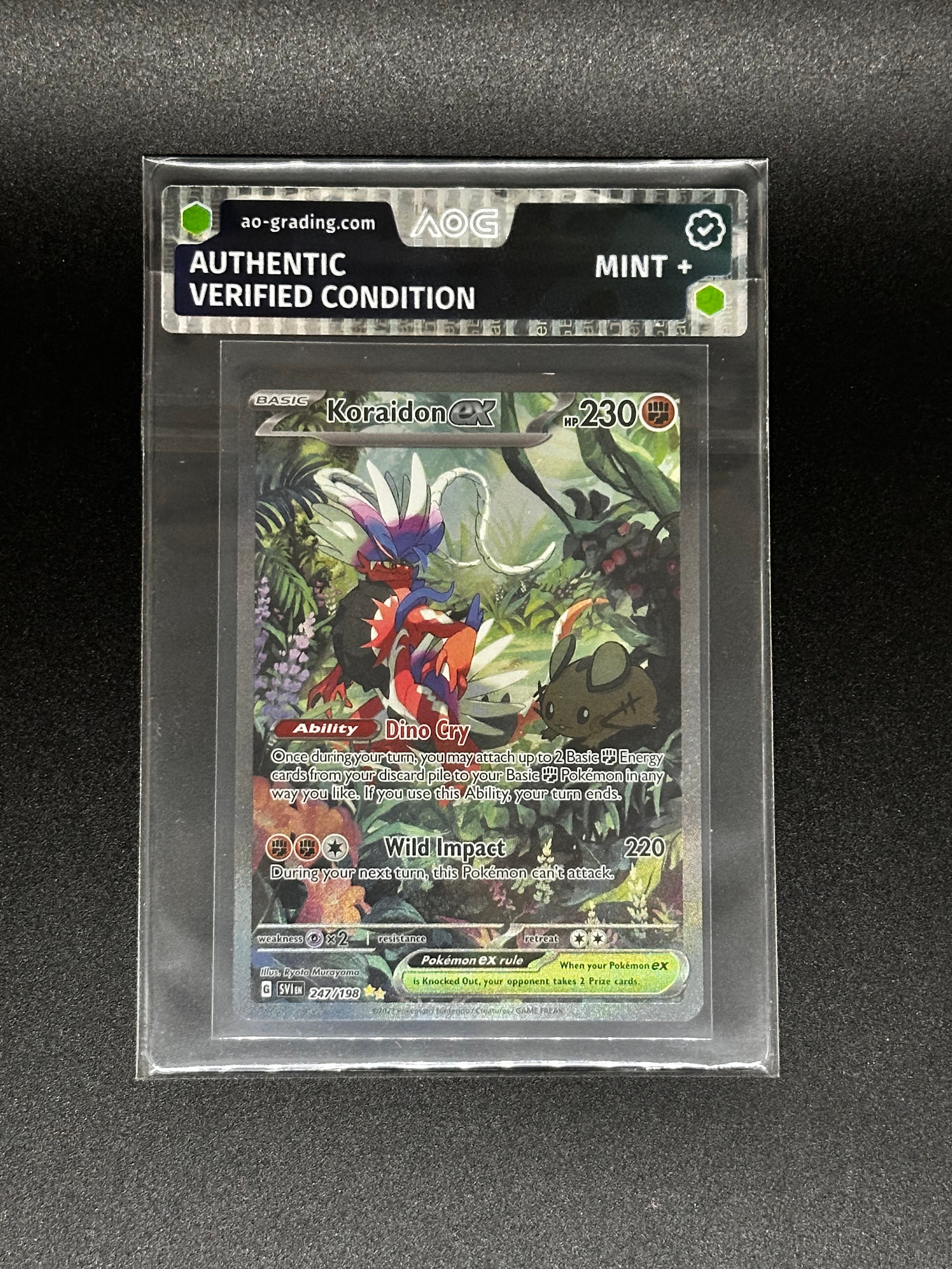 Pokémon Einzelkarten mit AOG Pre-Grading (EN)