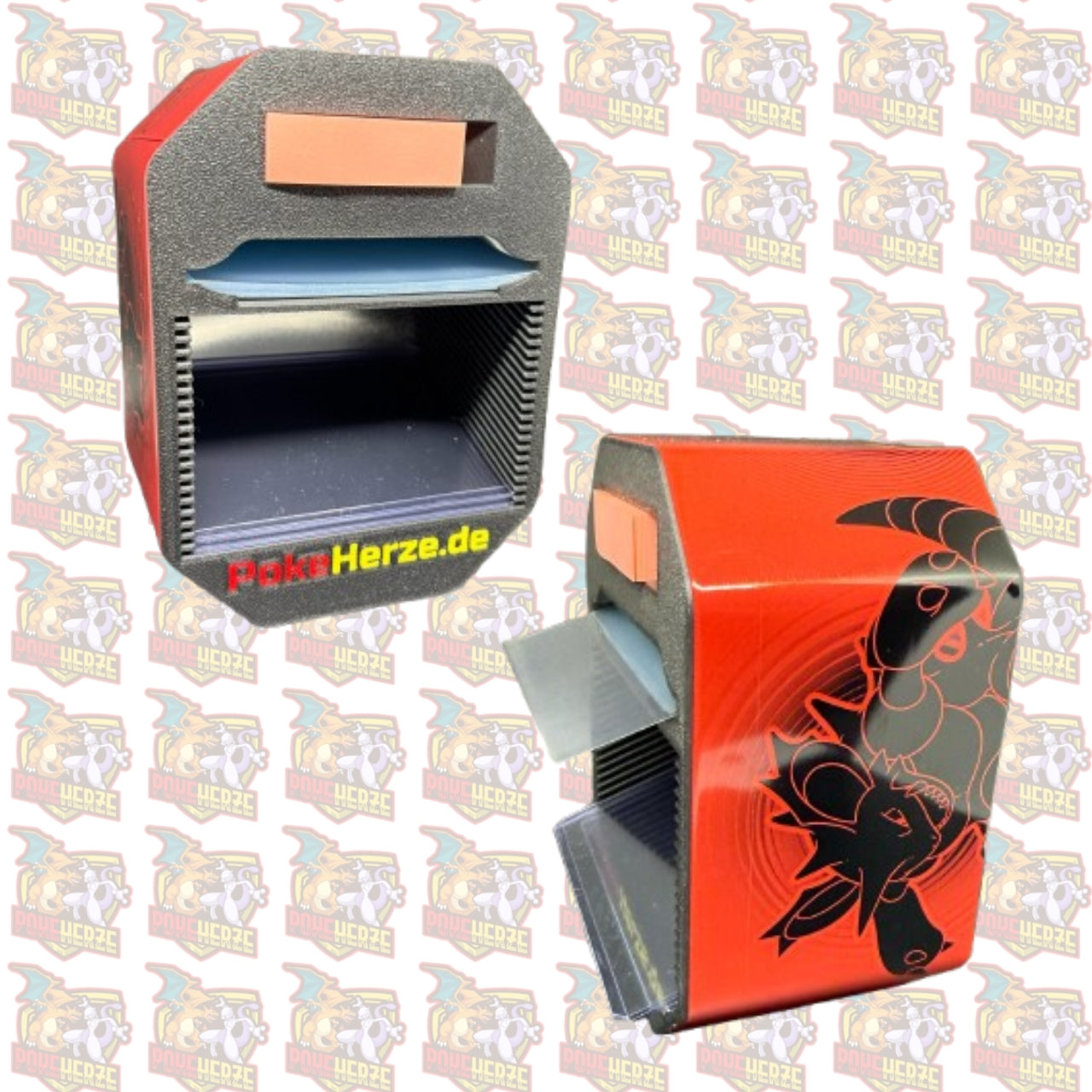 Tin Box Organizer Pokémon -3D gedruckter Einsatz für 25 Toploader + Sleeves