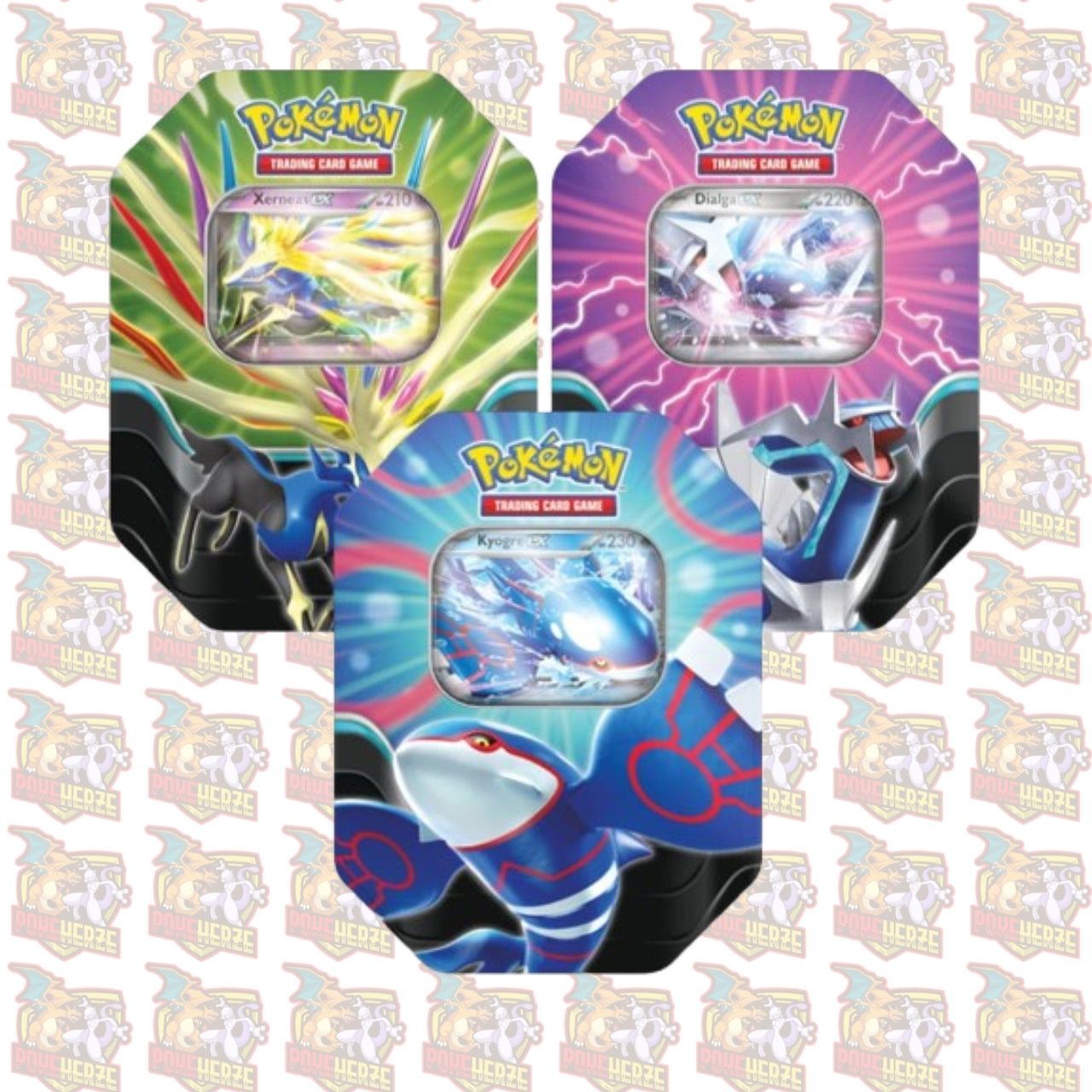 Pokemon Azur Legenden Tin Box 2025 Deutsch 4 Booster OVP