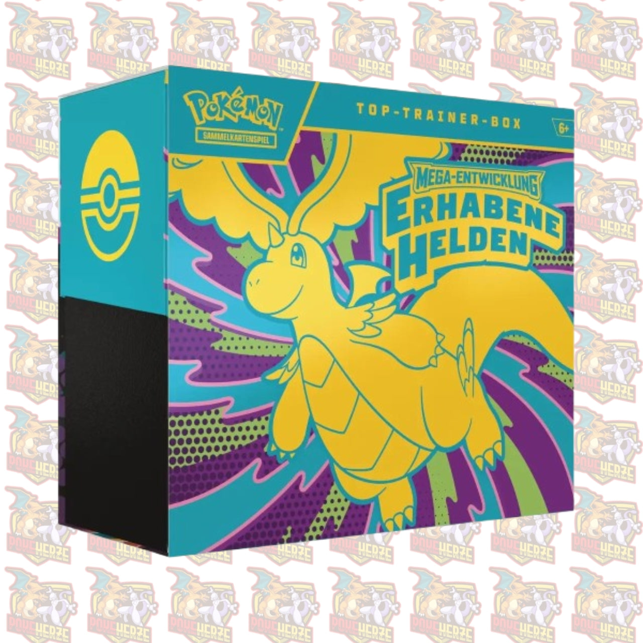 Pokemon Top Trainer Box Mega Entwicklung Erhabene Helden Deutsch ETB OVP