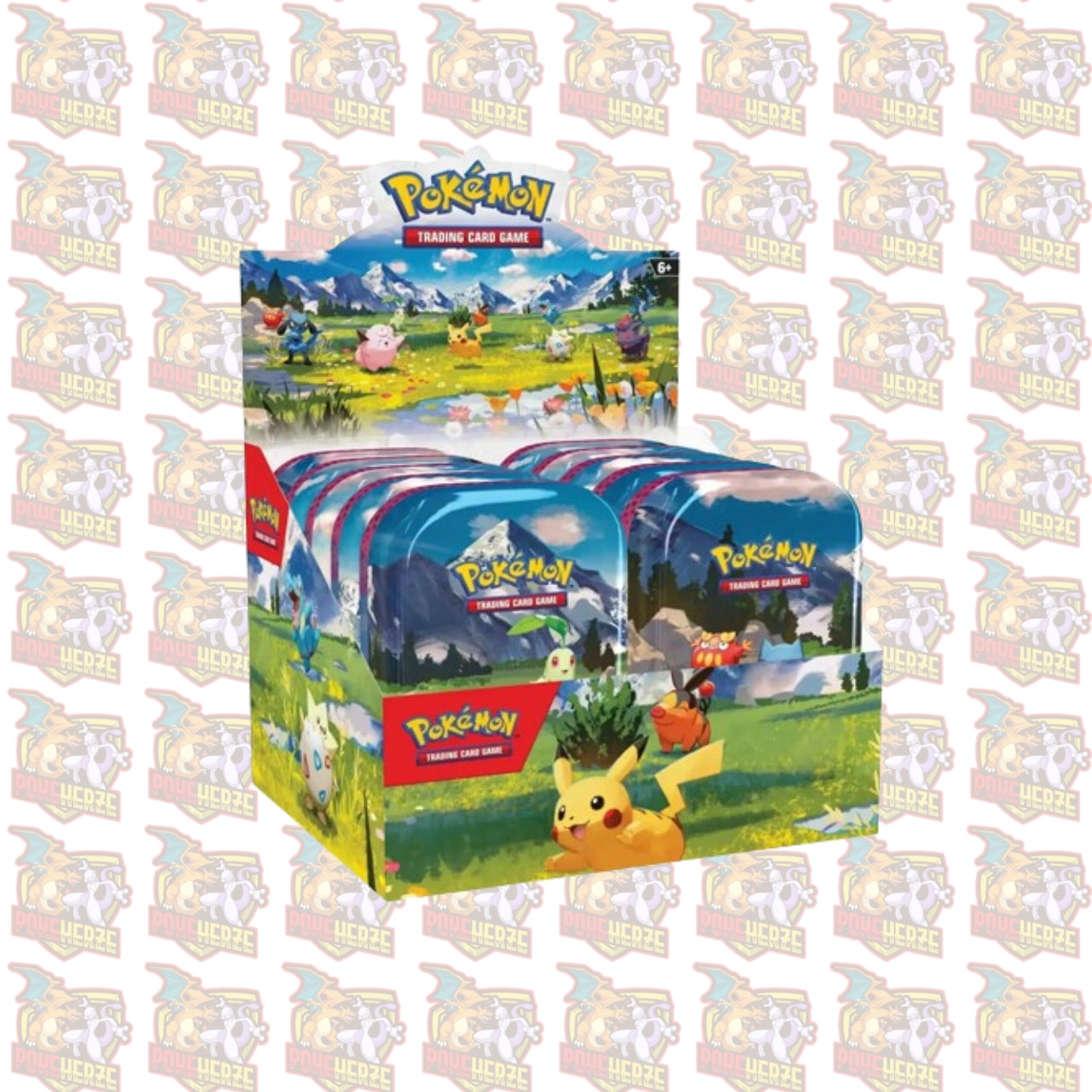 Pokemon Mini Tin Erhabene Helden Deutsch Mega Entwicklung Booster OVP