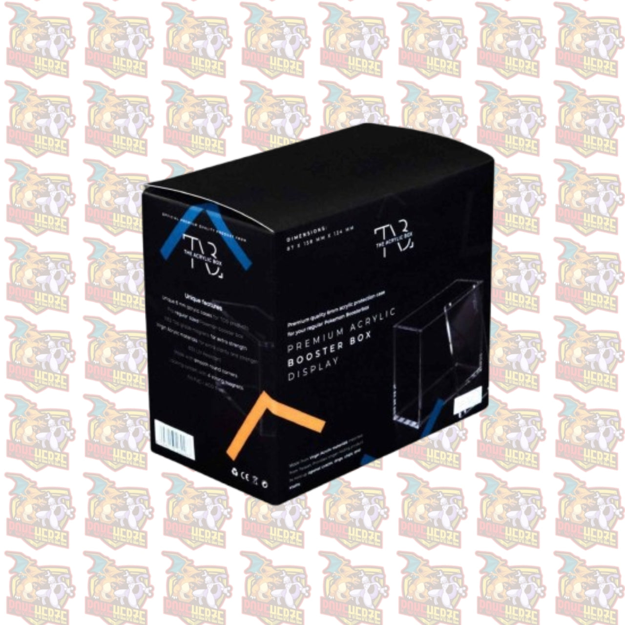 The Acrylic Box Booster Box Display Case Acryl Schutzbox fuer Pokemon Displays