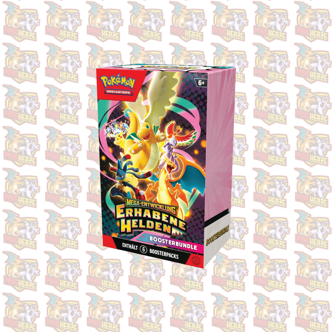 Pokémon Erhabene Helden Boosterbundle Deutsch 6 Booster sealed
