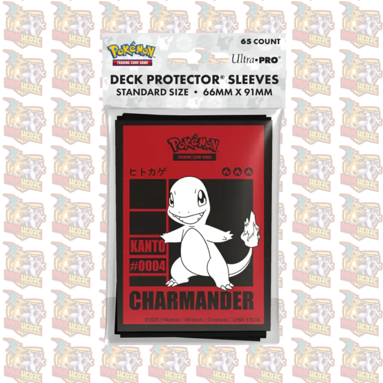 Pokemon Charmander Glumanda Deckbox Sleeves Set Ultra Pro Karten Schutz