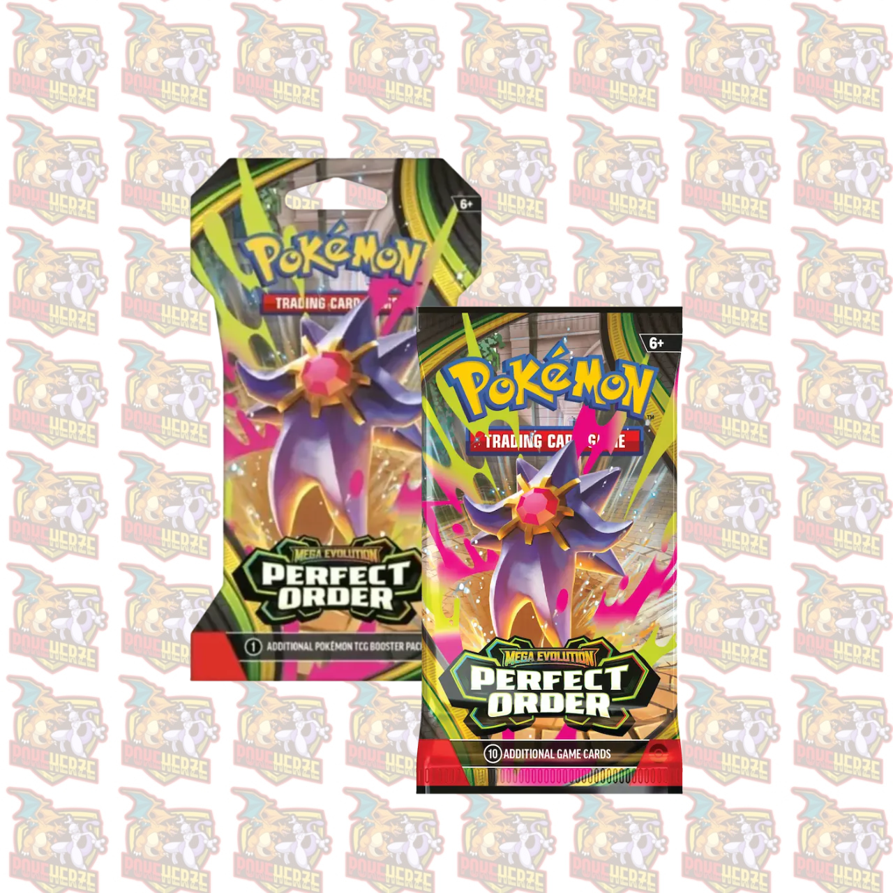Pokémon Perfect Order Sleeved Booster Englisch Mega Entwicklung Einzelbooster