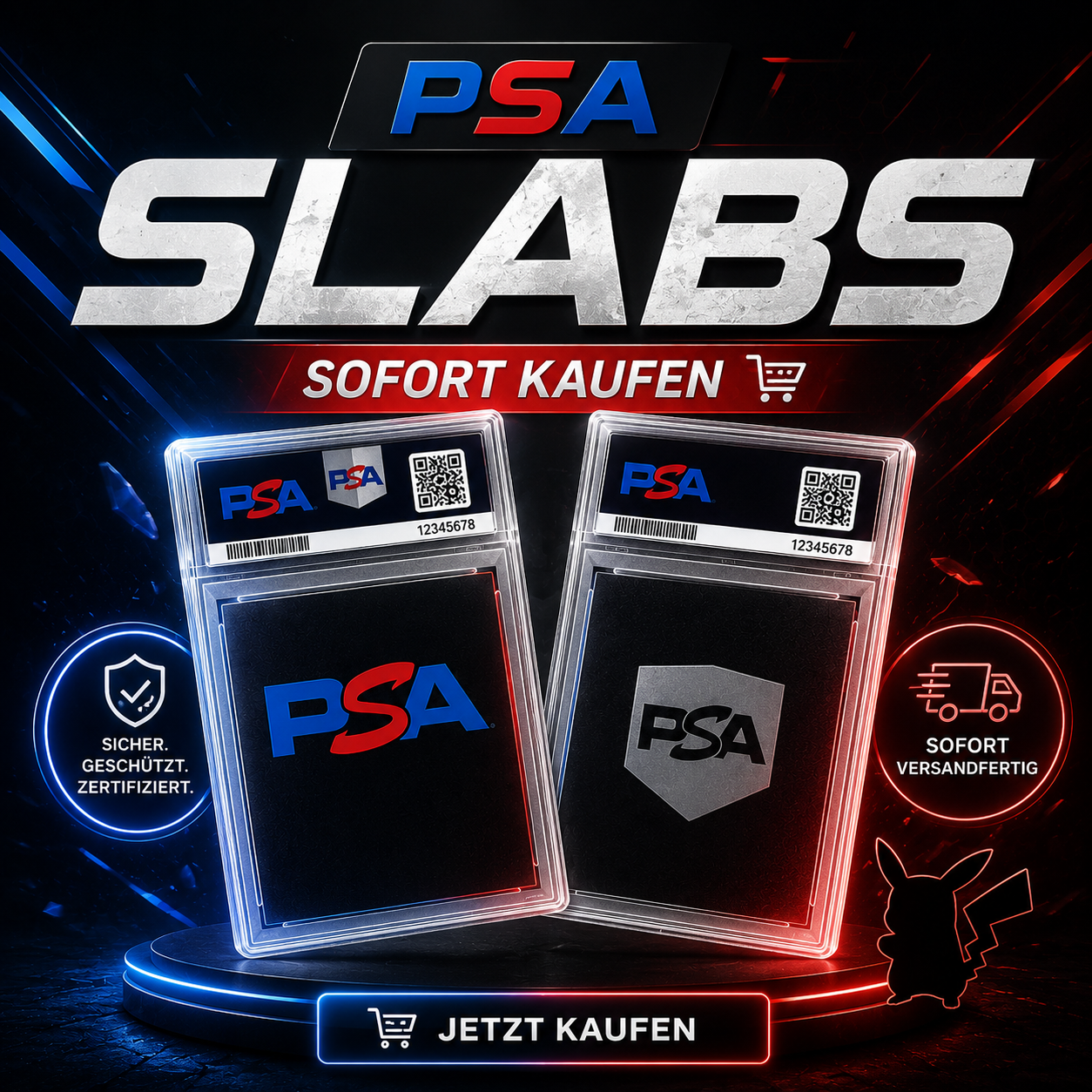 PSA Slabs – Gegradete Pokémon-Karten zum Sofortkauf