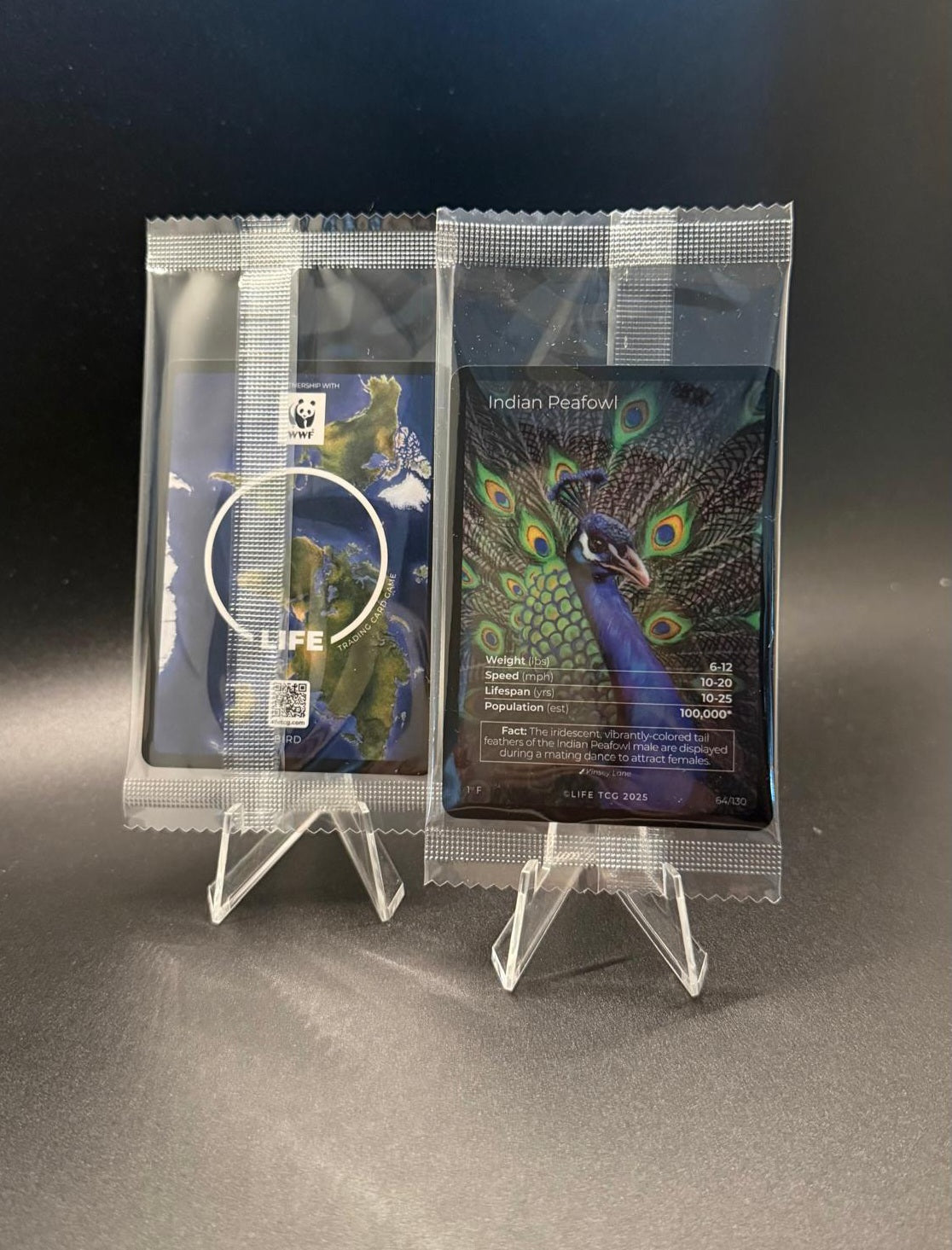 Indian Peafowl WWF Stamp Life TCG 64/130