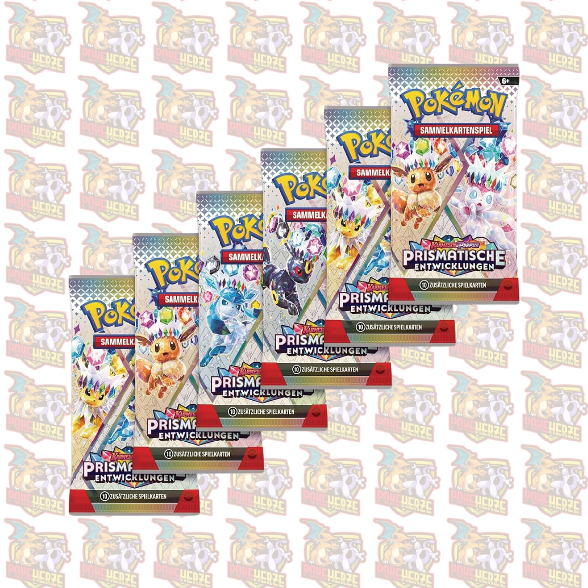 Pokémon Prismatische Entwicklungen Einzelbooster Deutsch Sealed