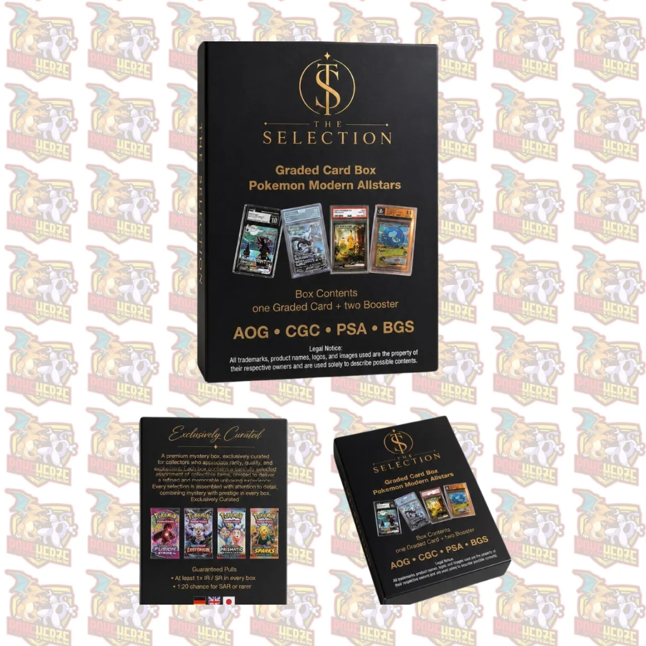 The Selection Pokemon Modern Allstars Graded Card Mystery Box
