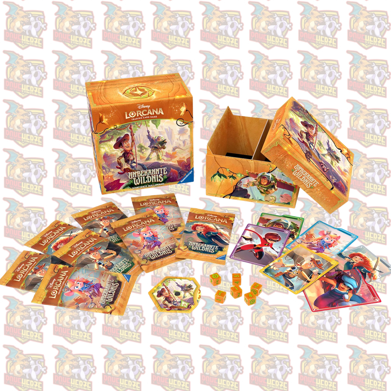 Disney Lorcana Unbekannte Wildnis Schatzkiste der Luminari Deustch Sealed