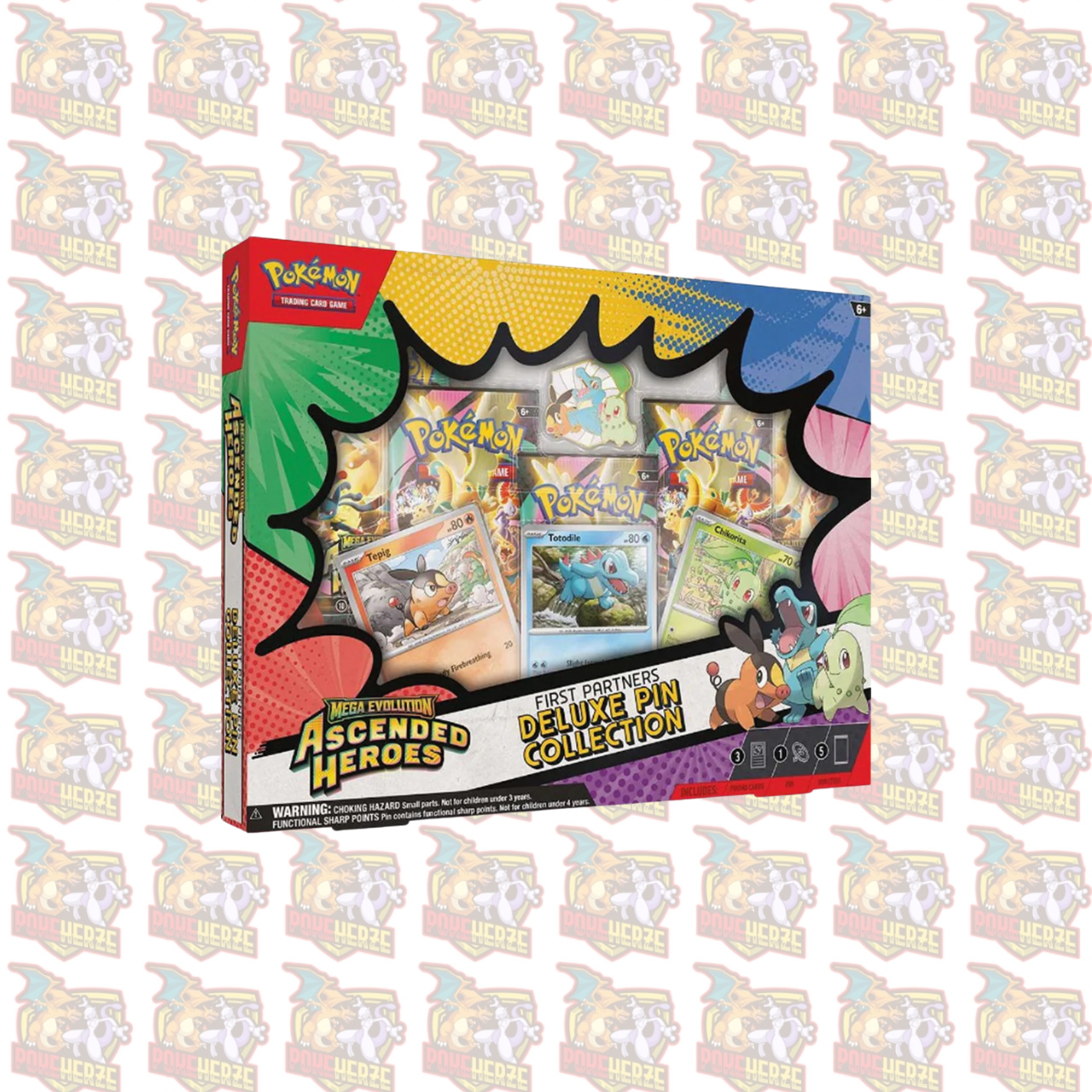 Pokémon Ascended Heroes Deluxe Pin Collection enlisch 5 Booster + Promos sealed