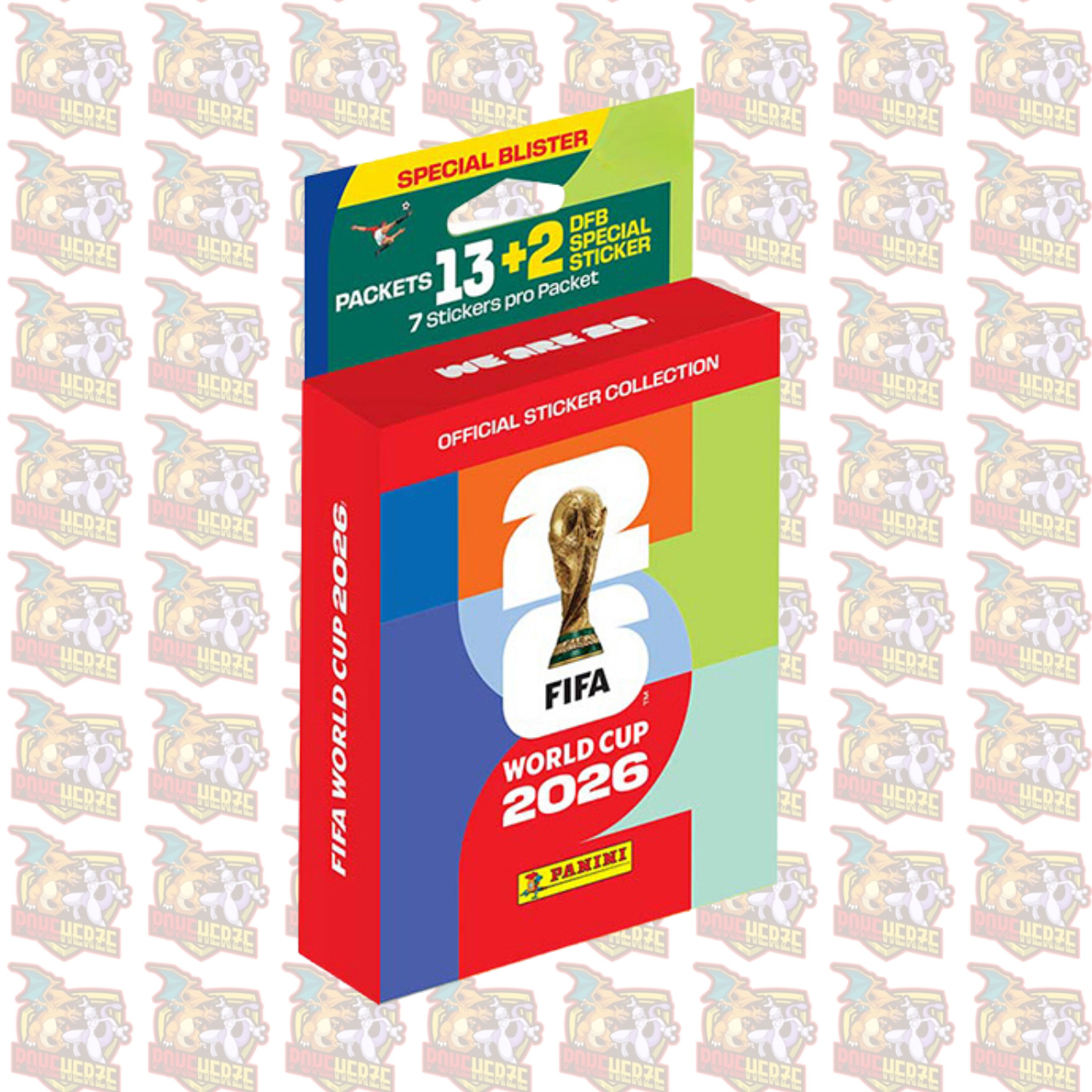 Panini FIFA WM 2026 Eco Blister XL | 13 Booster + 2 DFB Special Sticker