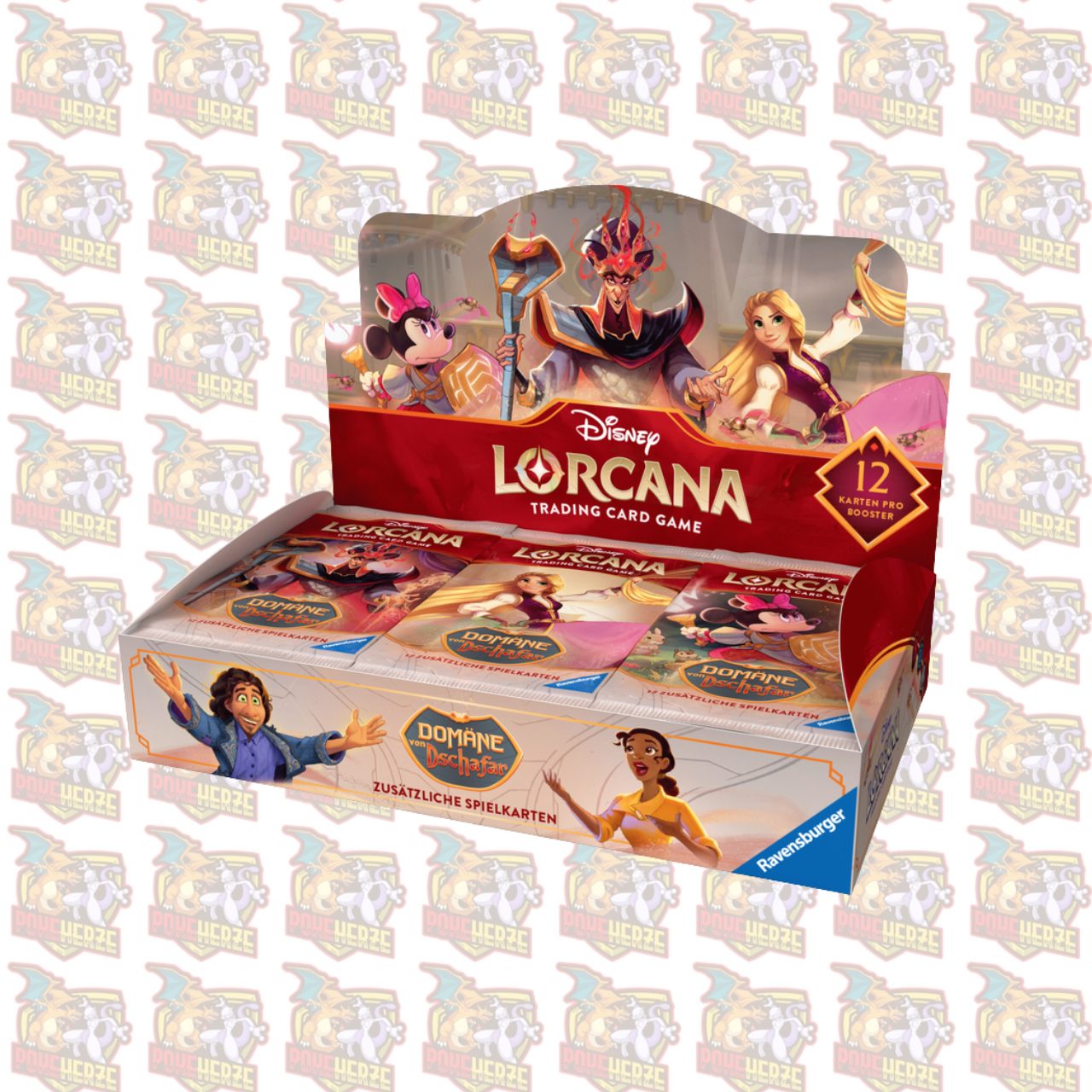Disney Lorcana Domäne von Dschafar Booster Display oder Einzelbooster Deutsch Ravensburger Sealed