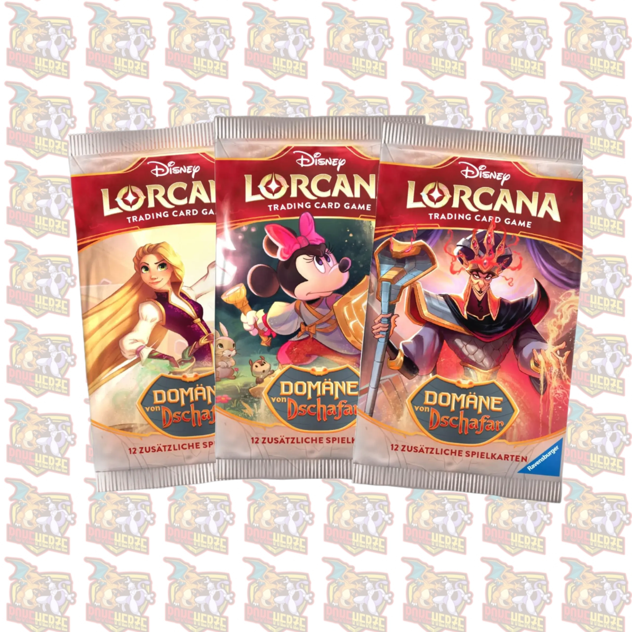 Disney Lorcana Domäne von Dschafar Booster Display oder Einzelbooster Deutsch Ravensburger Sealed