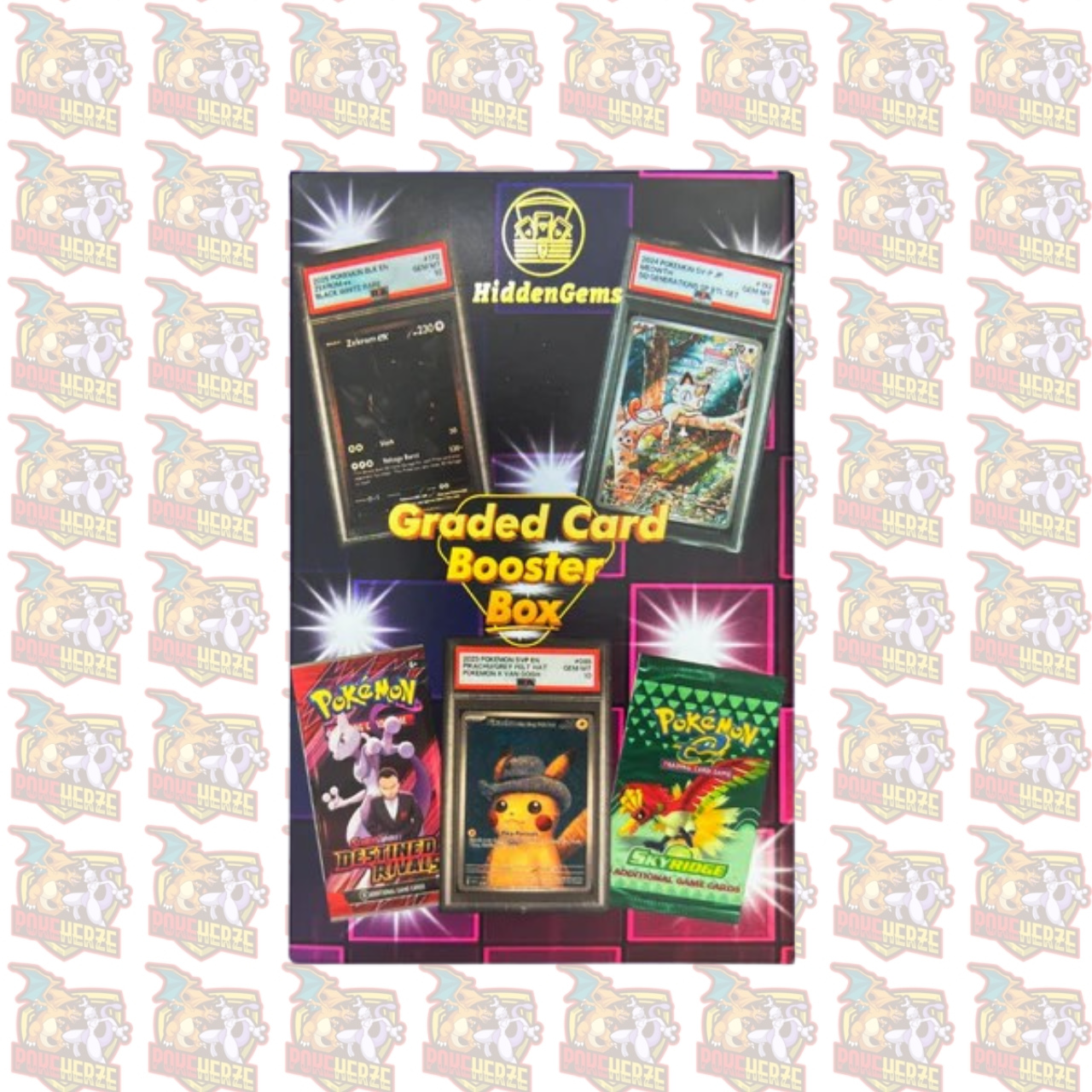 Hidden Gems Pokémon Graded Card Booster Box 2.0 – Mystery Box mit PSA, CGC oder Beckett Karte
