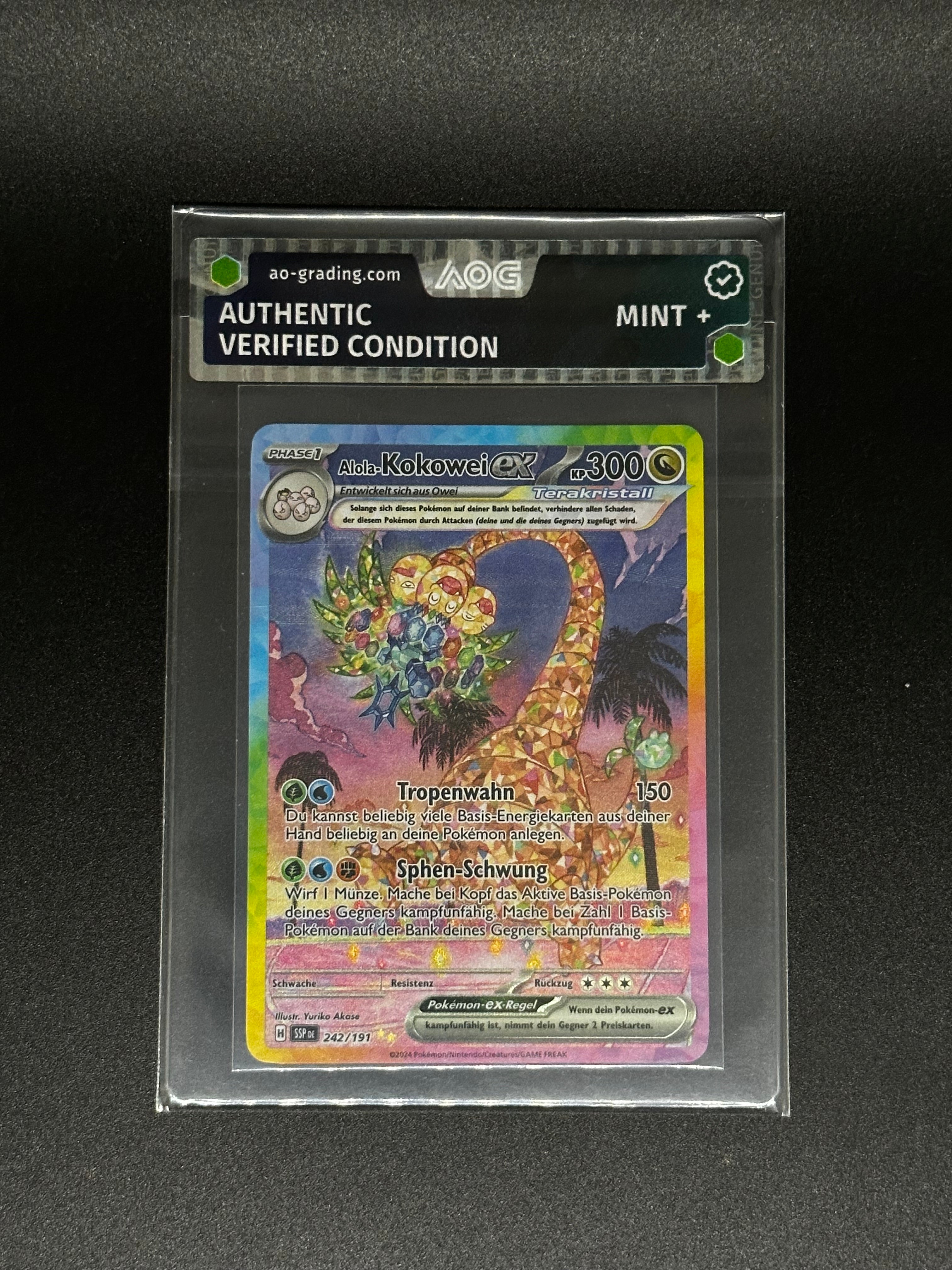 Pokémon Einzelkarten mit AOG Pre-Grading (DE)