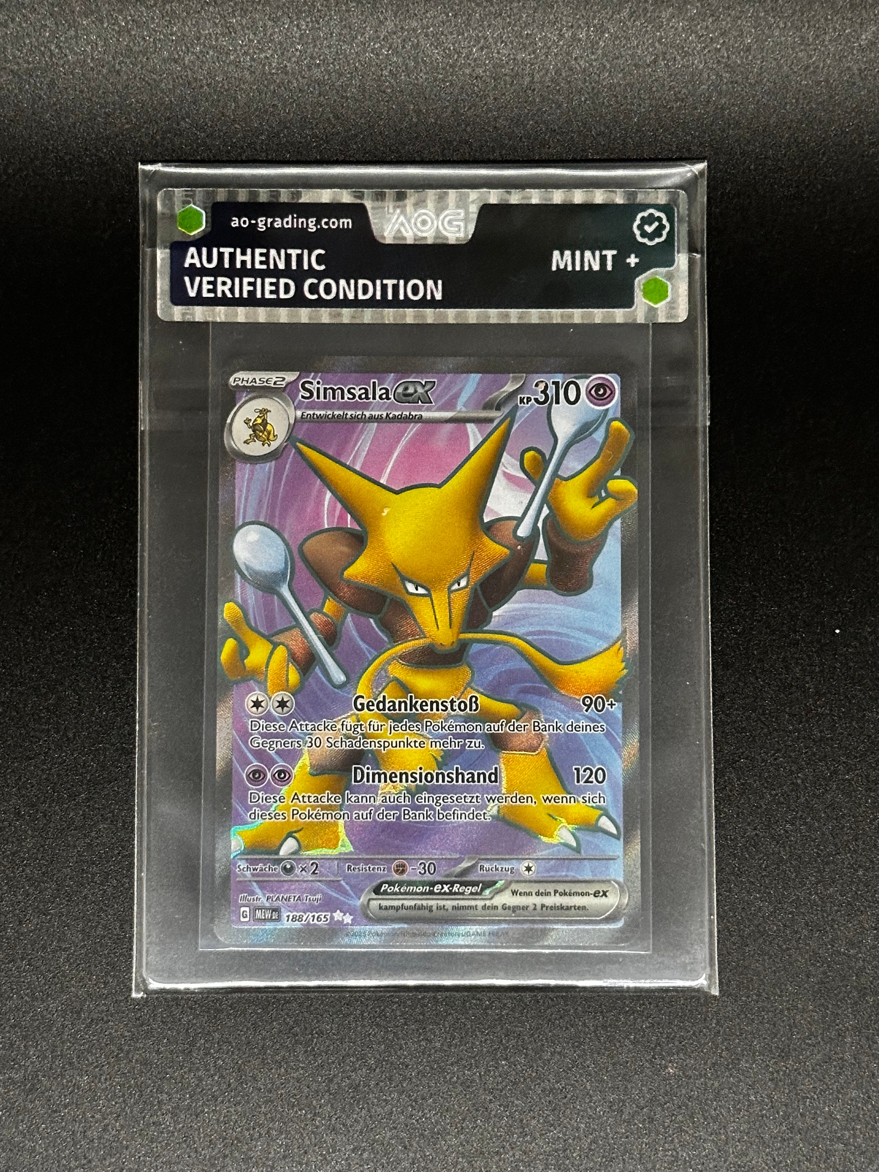 Pokémon Einzelkarten mit AOG Pre-Grading (DE)