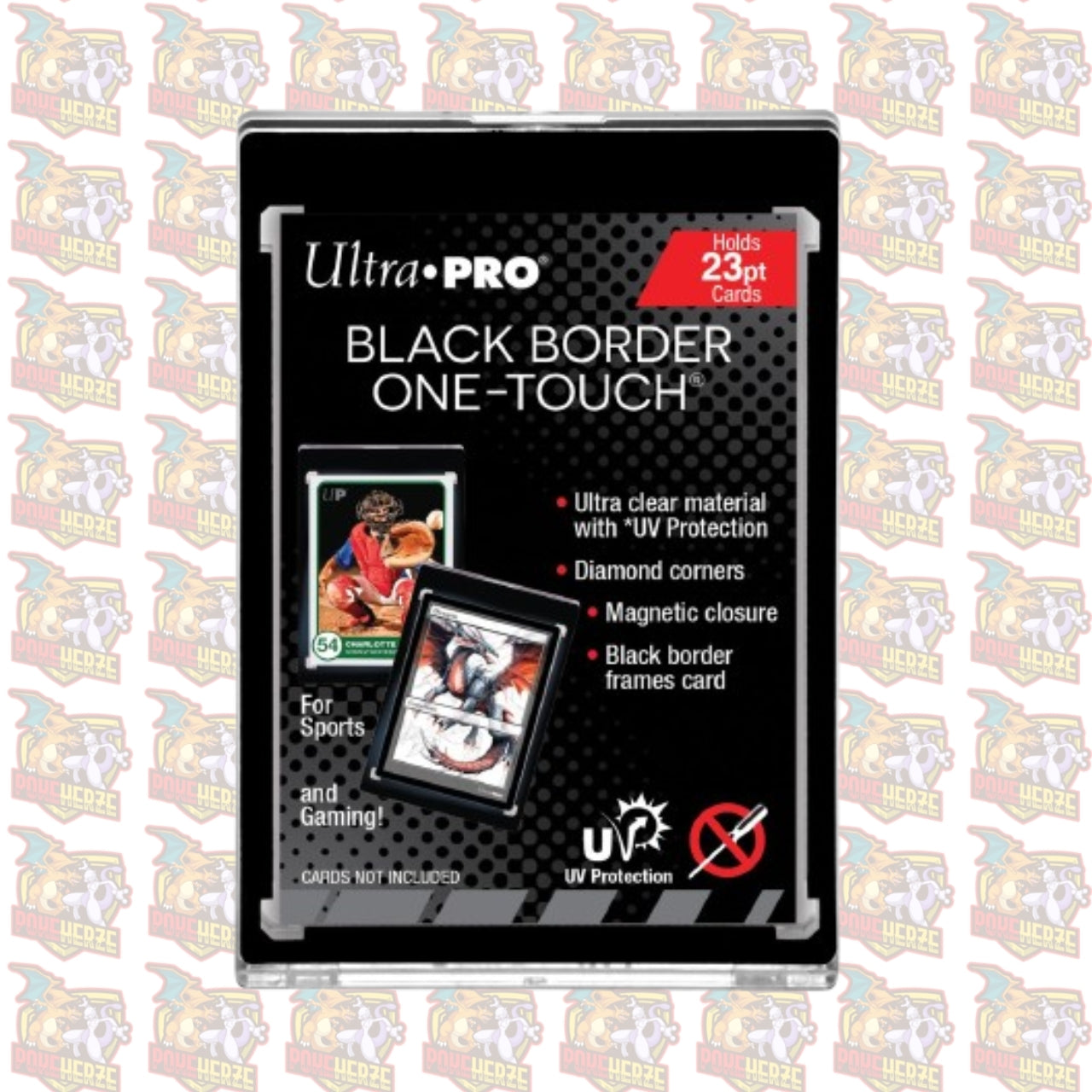 Ultra Pro: One-Touch Magnetic Card Holder - UV 23pt  Black Border