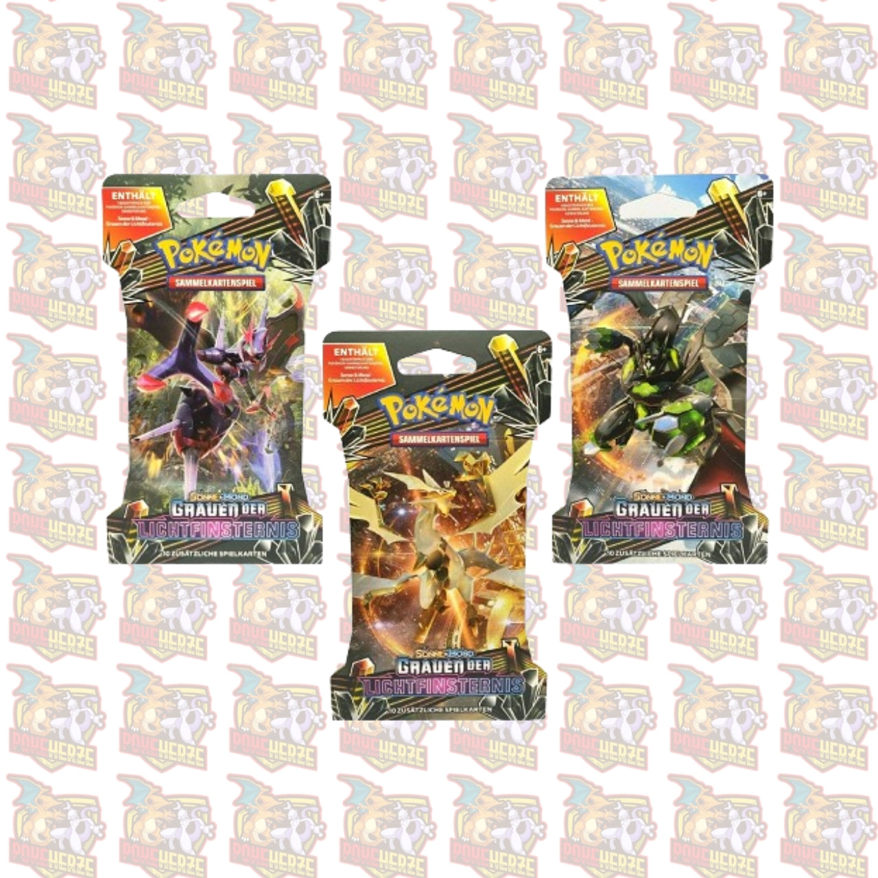 Grauen der Lichtfinsternis: Sleeved Booster (DE)