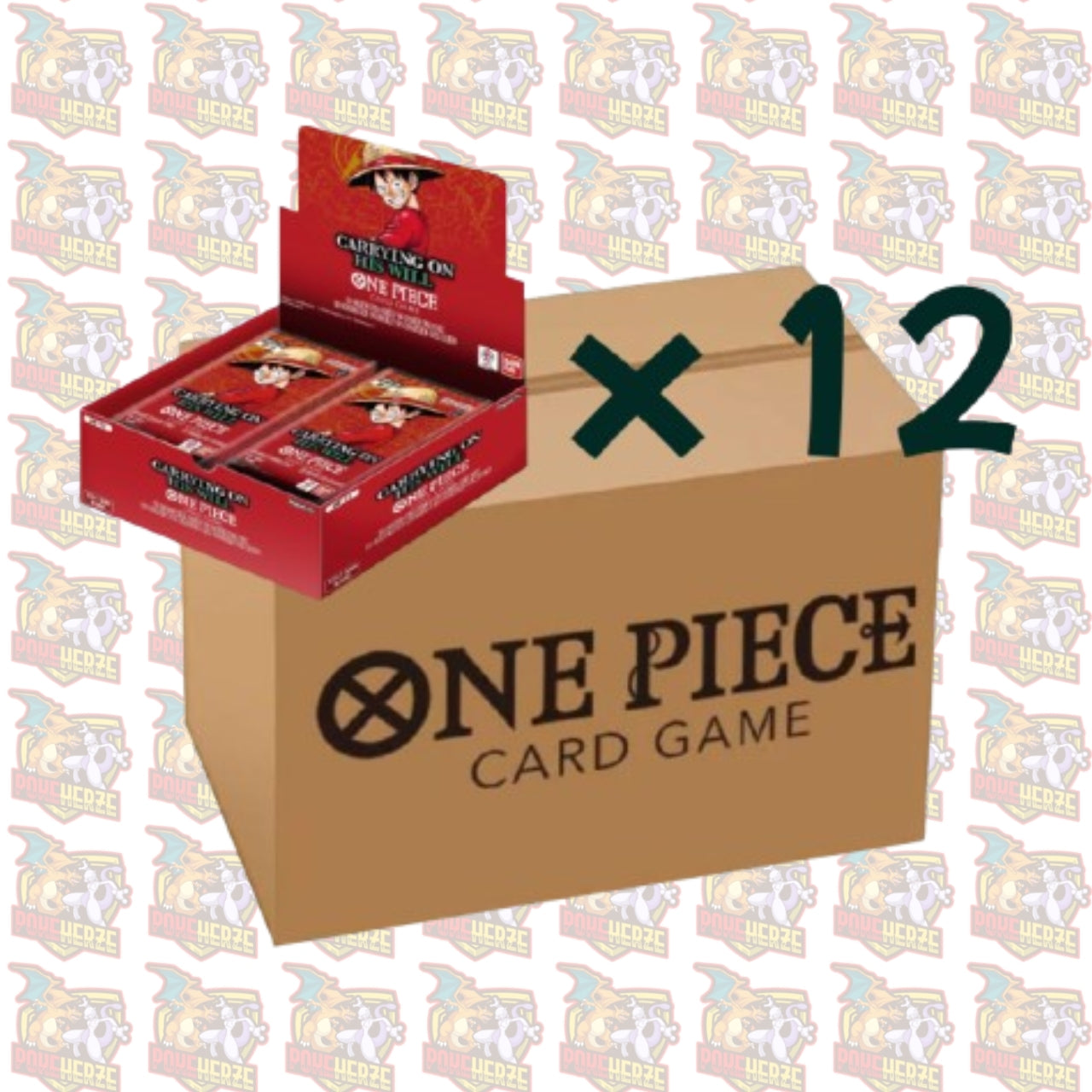 One Piece TCG OP13 Carrying on His Will Englisch Sealed Case 12 Displays 288 Booster