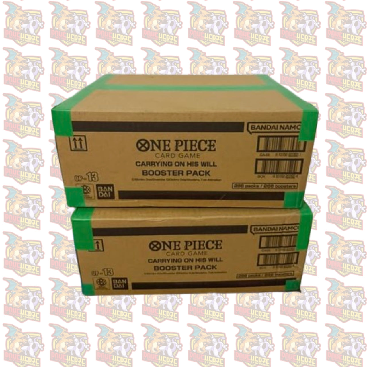 One Piece TCG OP13 Carrying on His Will Englisch Sealed Case 12 Displays 288 Booster