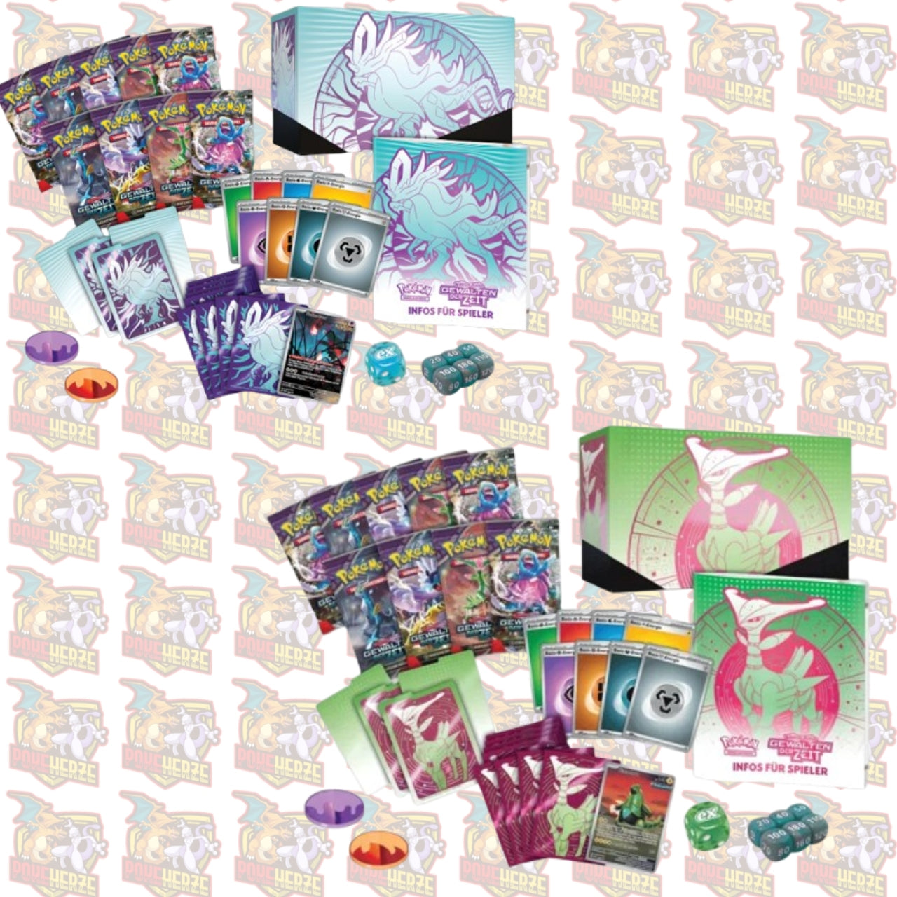 Pokemon Gewalten der Zeit TopTrainerBox DE Sealed Windewoge oder Eisenblatt