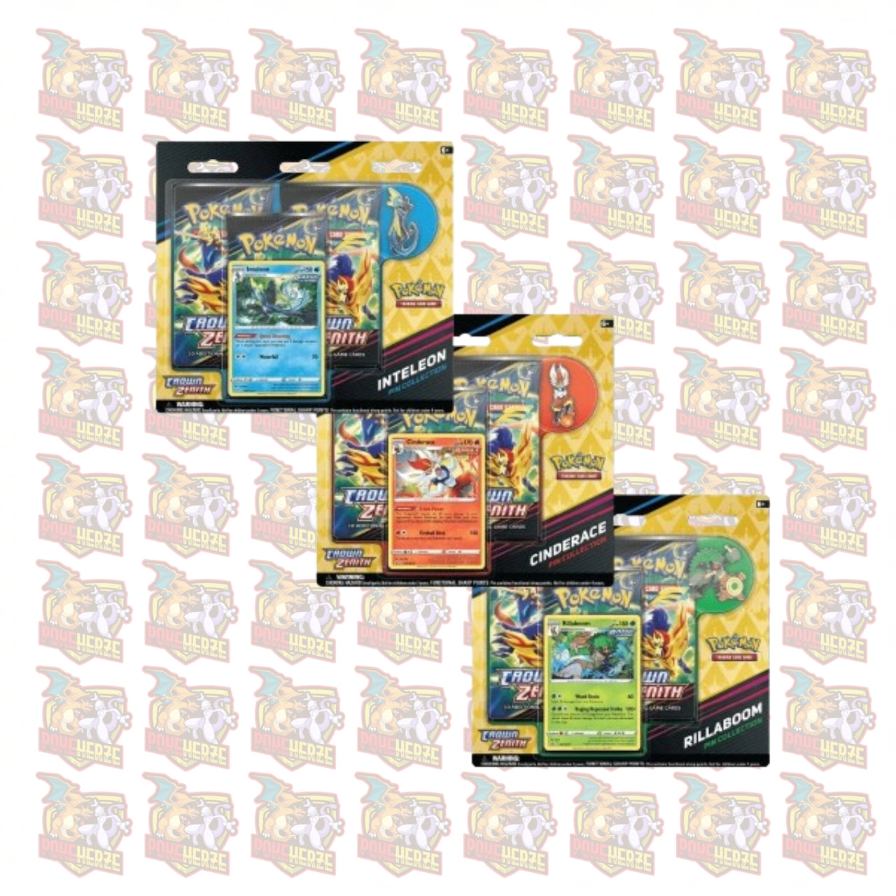 Crown Zenith Pin Collection 3-Pack Blister (EN)