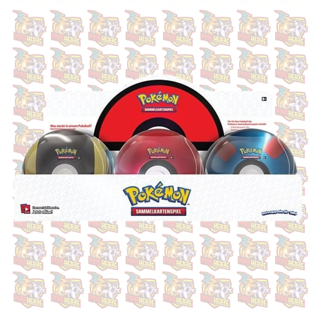 3er Bundl Pokeball Tin Herbst 2023 C23 (DE)