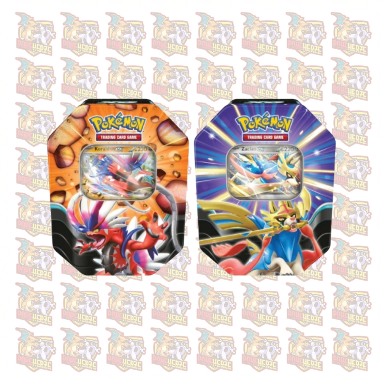 Schlagkräftige Legenden Tin-Box Zacian ex oder Koraidon ex