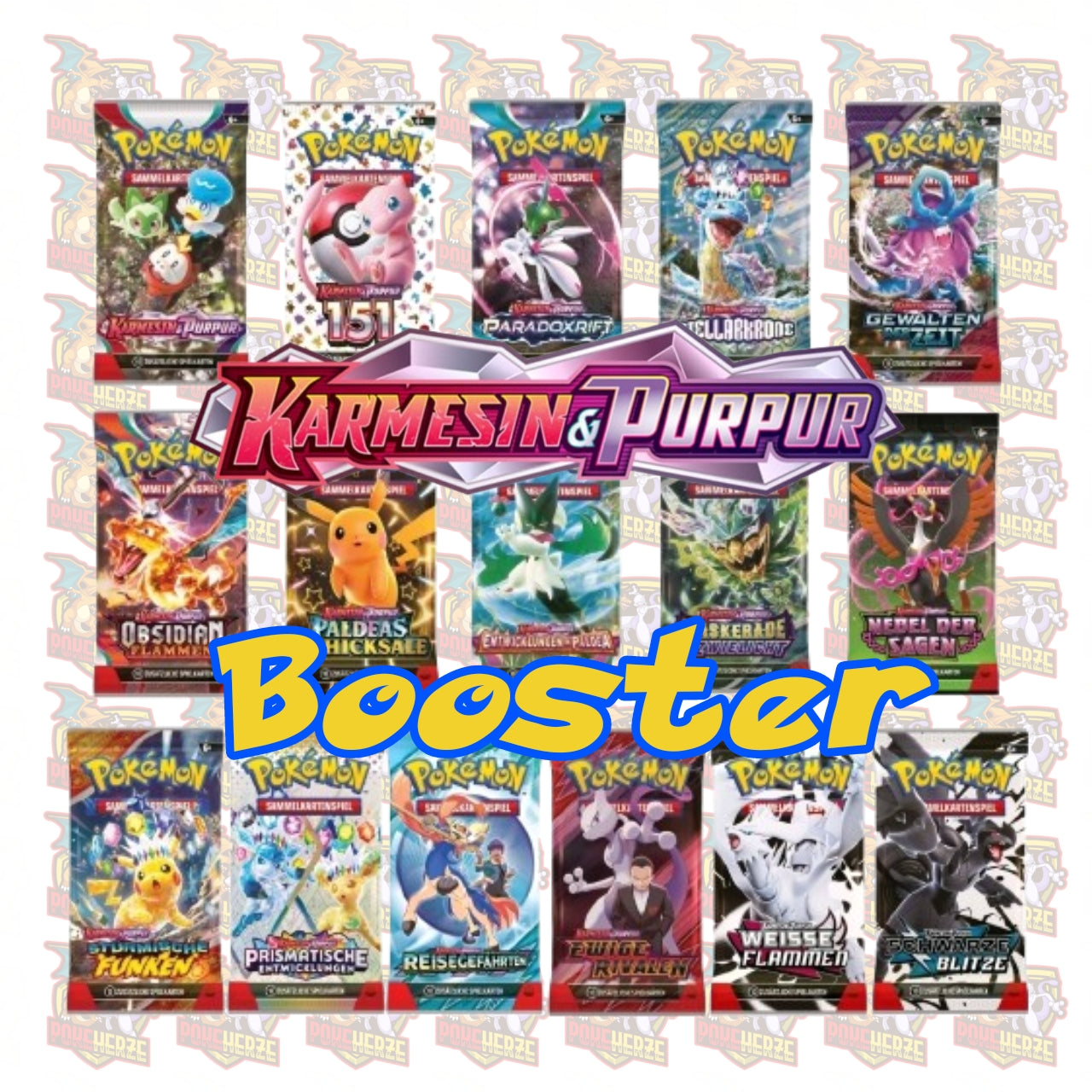 Pokémon Einzelbooster Karmesin & Purpur Ära (DE)