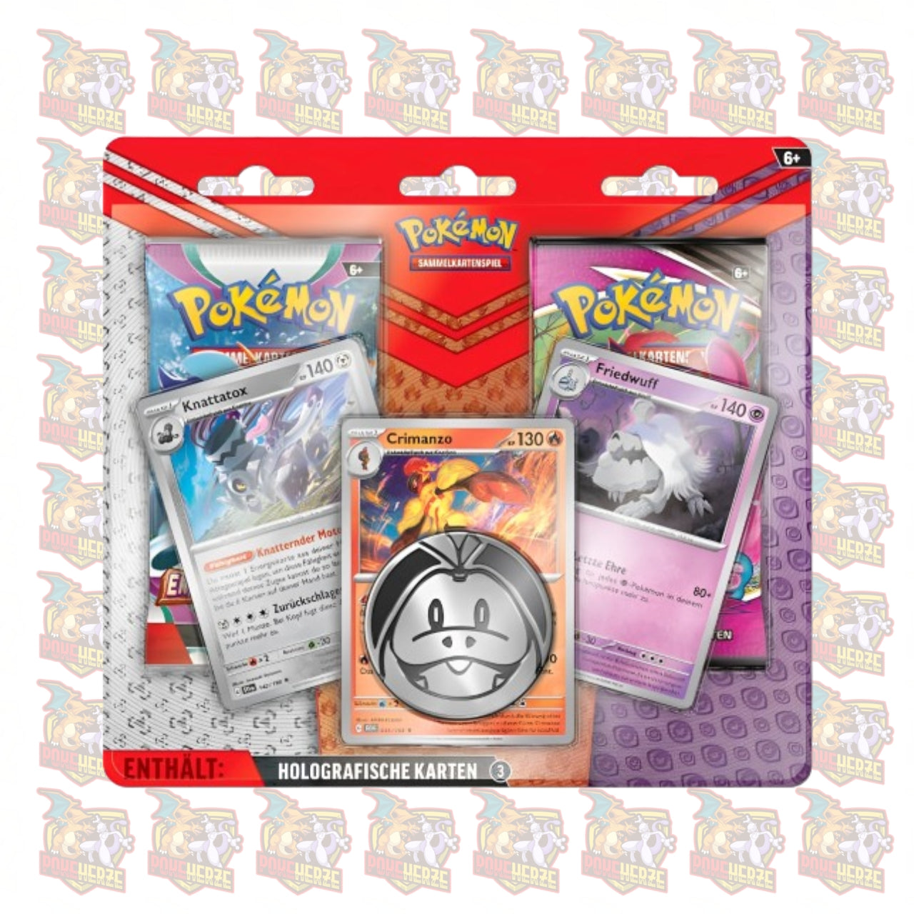 2-Pack Blister – Fusion Strike & Entwicklungen in Paldea Booster (DE)